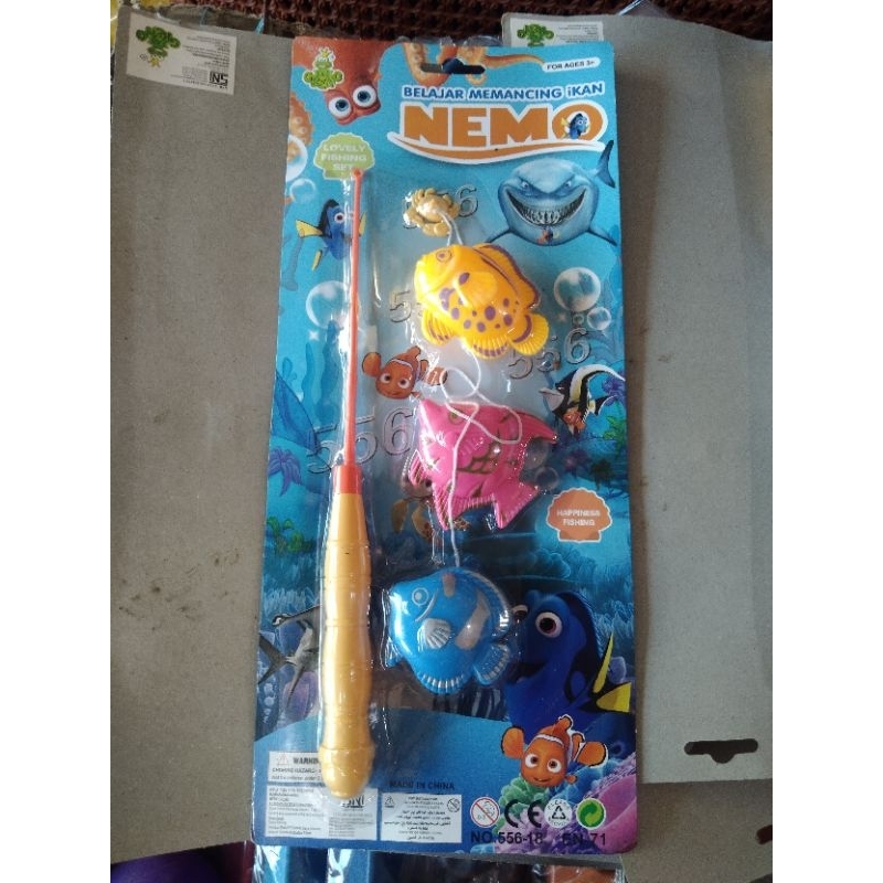mainan anak-anak pancing ikan Nemo murah