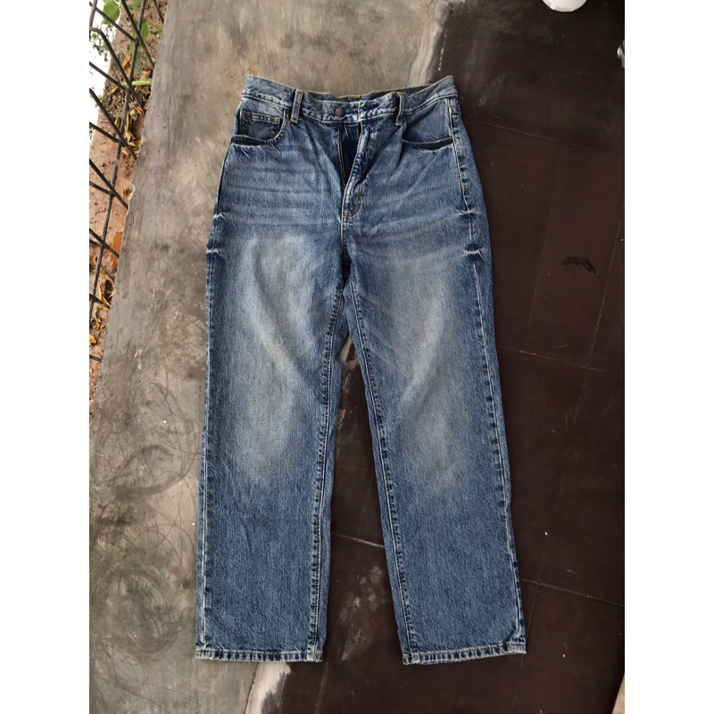 celana jeans uniqlo dan modnine