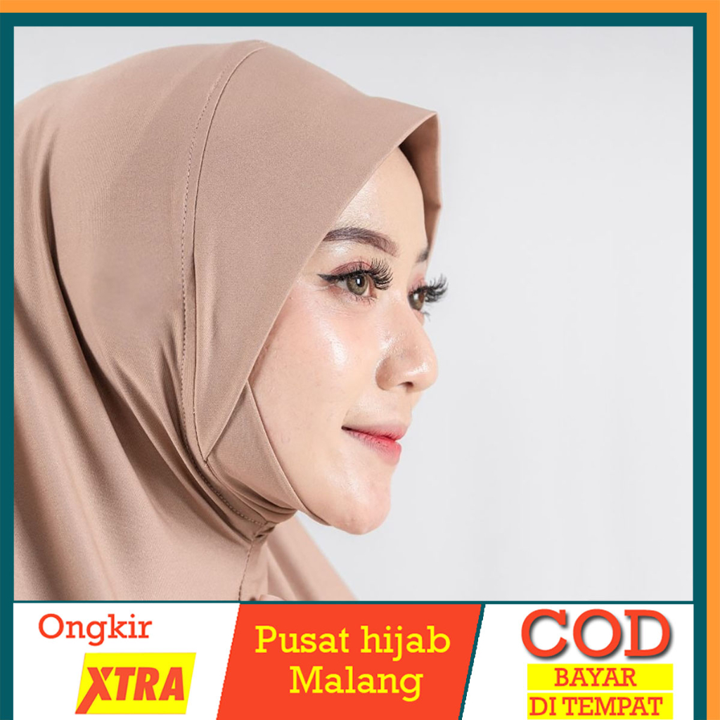 Hijab Dagu Malaysia Jersey Jilbab Instan Malay Soft Pet tudung malaysia