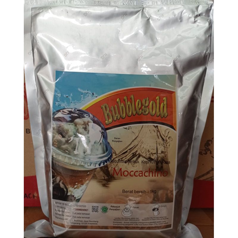 

Bubuk Minuman BUBBLE GOLD MOCCACINO 1 KG