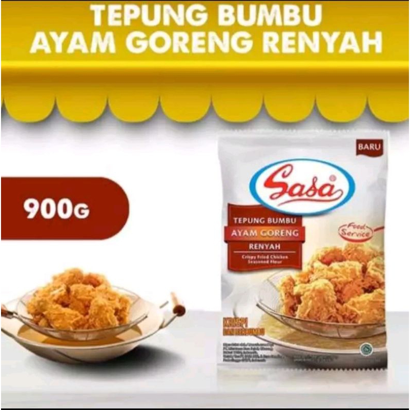 

SASA TEPUNG BUMBU AYAM GORENG Renyah 900GRAM