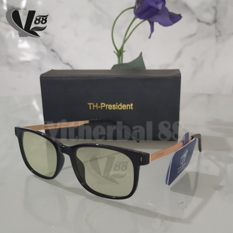 ⭐⭐⭐⭐⭐  Kacamata ion premier TH-President Original Kacamata Terapi Mata Katarak Glaukoma Rabun Minus 