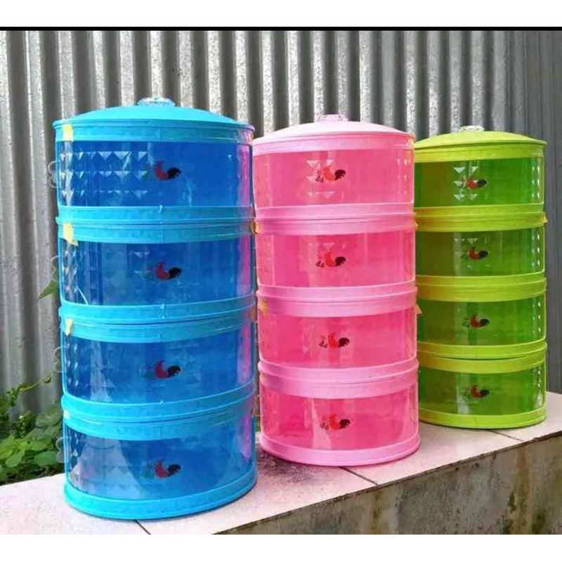 Tudung Saji 4 Susun/Tudung saji susun pintu slide murah awet elegan/Tudung tempat makanan