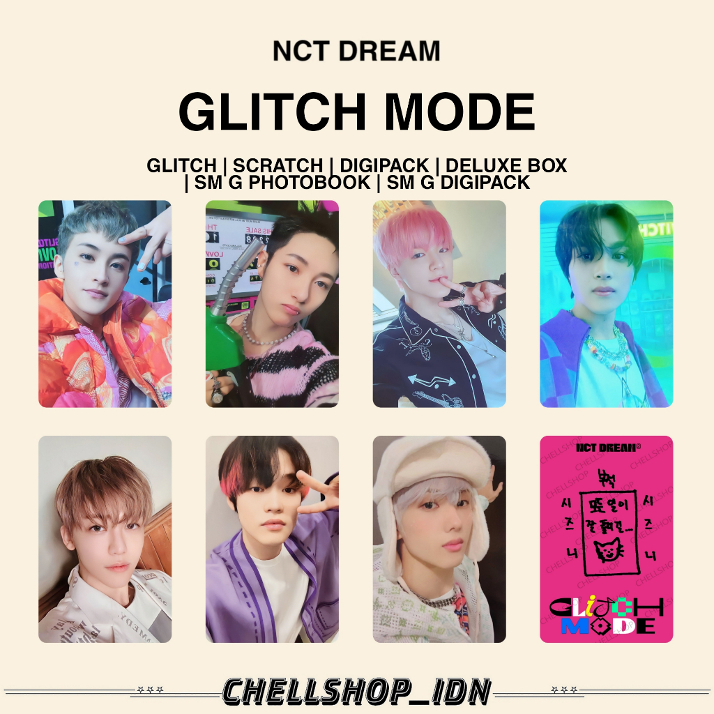 PHOTOCARD [NCT DREAM] GLITCH MODE