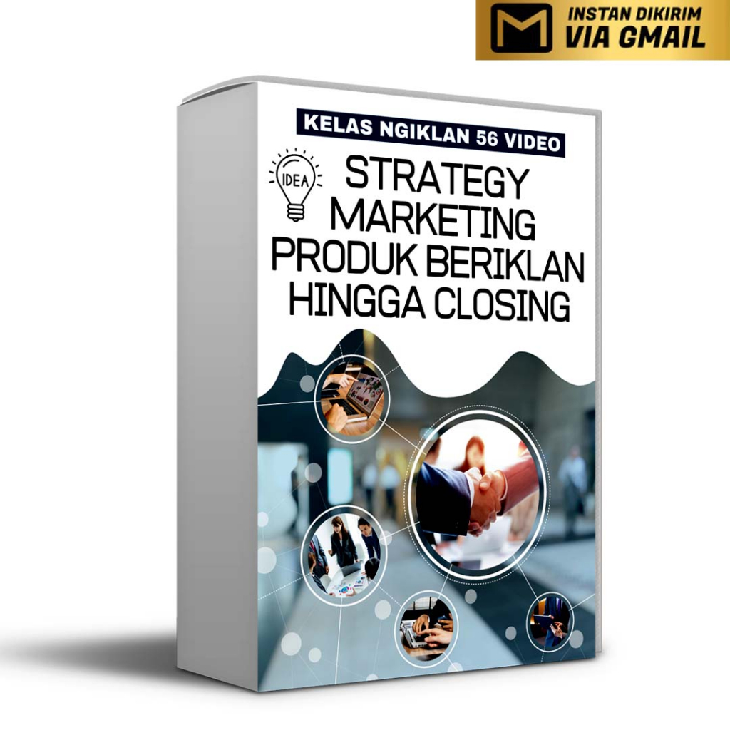 Tutorial 56 video Strategy marketing produk beriklan hingga closing
