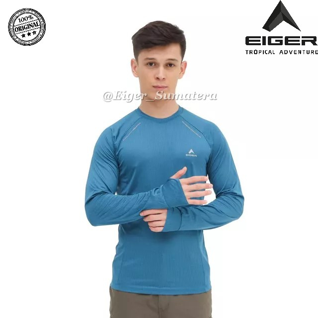 EIGER001 BAJU KAOS MT. LEUSER LS BASELAYER T-SHIRT - 8274 | Kaos Pria Wanita | Base Layer