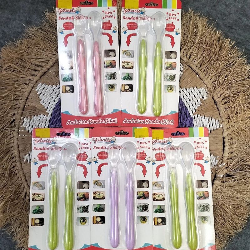 reliable - sendok silikon 2in1