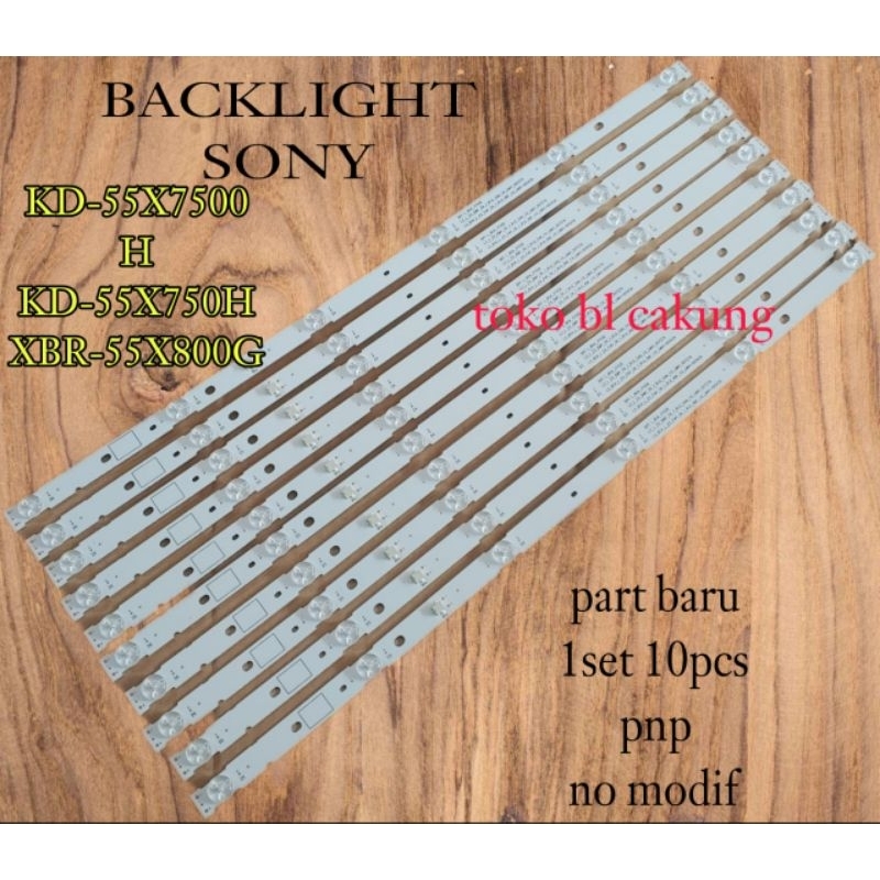 LAMPU LED BL BACKLIGHT TV SONY KD-55X7500H 55X7500H 55X750H XBR-55X800G