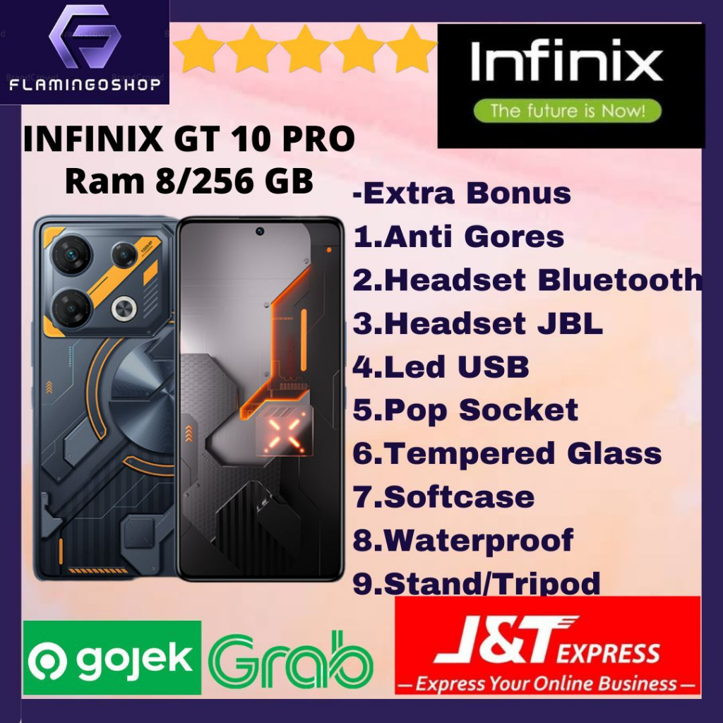 INFINIX GT 10 PRO 5G NFC RAM 8/256 GB GARANSI RESMI INFINIX