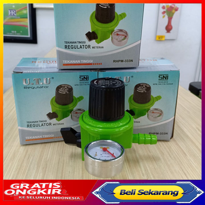 Regulator Tekanan Tinggi UTU / Regulator High Pressure UTU RHPM 333N - Meter PROMO