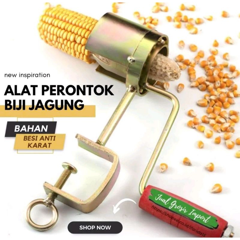 alat perontok jagung kering / pengupas jagung / pemipil jagung bahan besi / perontok jagung kering m