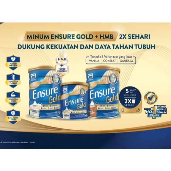 

ENSURE GOLD NUTRISI DEWASA 850G