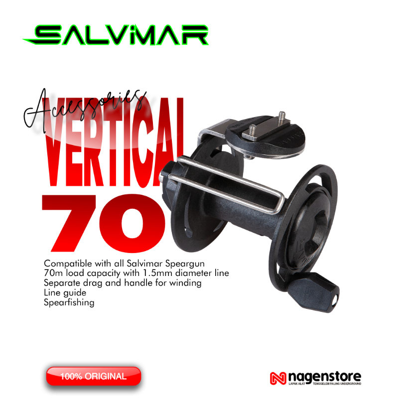 Salvimar Vertical 70 Reel Salvimar Reel Speargun Reel Spearfishing