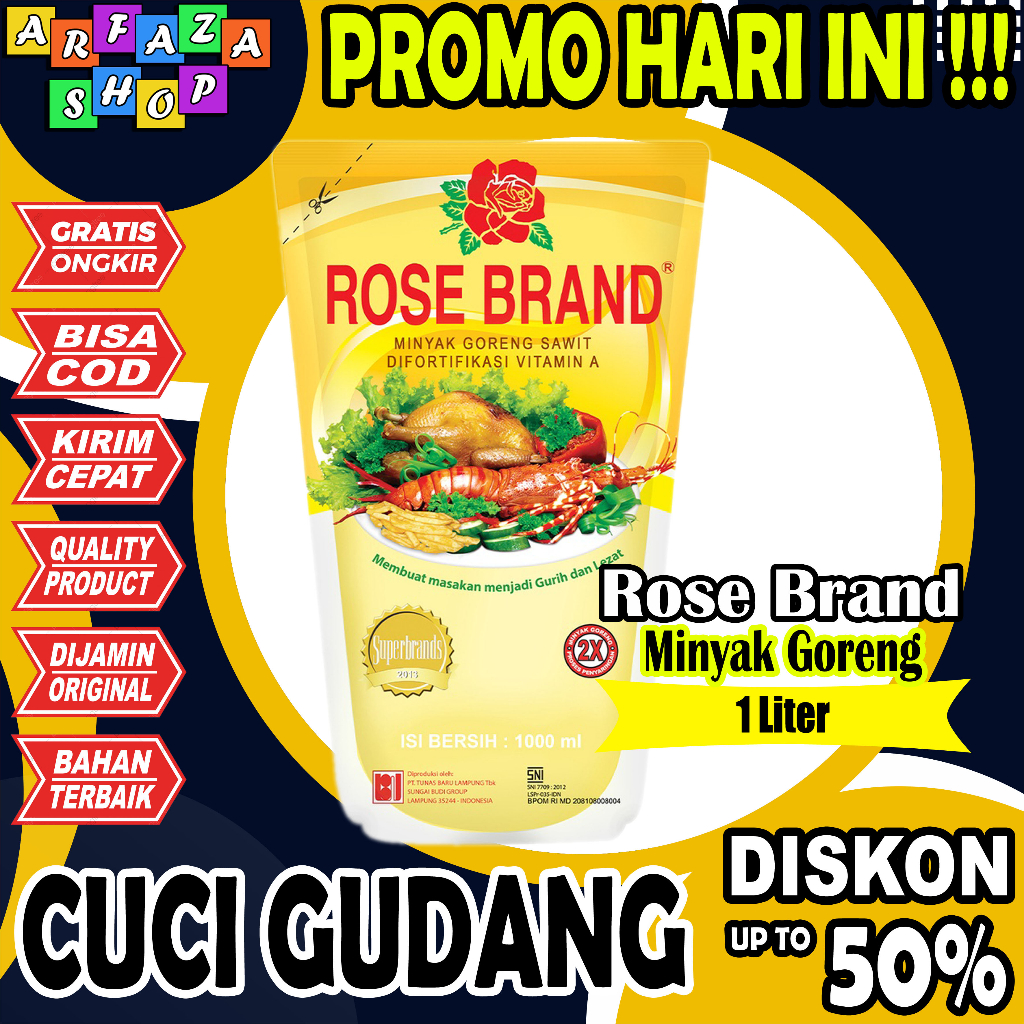 

Minyak Goreng Rose Brand 1L