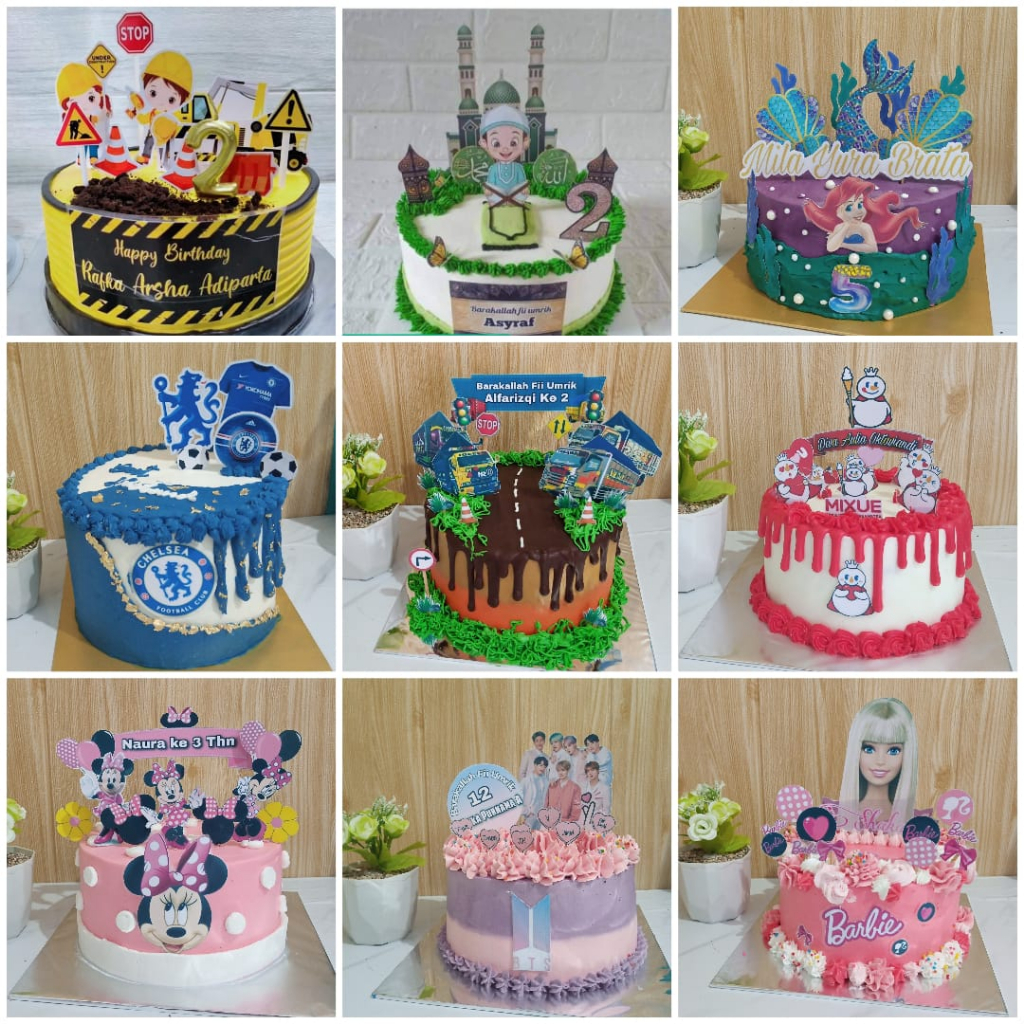 SEVIM CAKE - Cake Topper / Karakter | Custom Cake | Cake Cimahi - Bandung