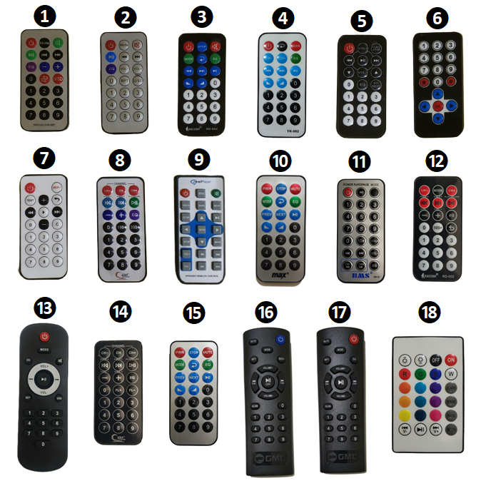 Remote Speaker Remote MP3 Remote Arduino Kit Remote MP5 Remote MP3 Car Player