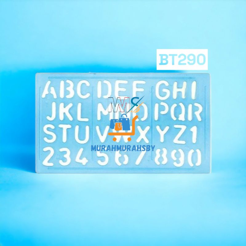 

Penggaris BT290 penggaris sablon huruf & angka