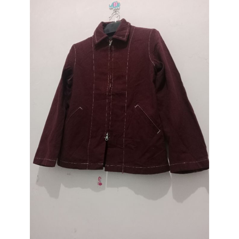 Y's yohji Yamamoto work jacket burgundy