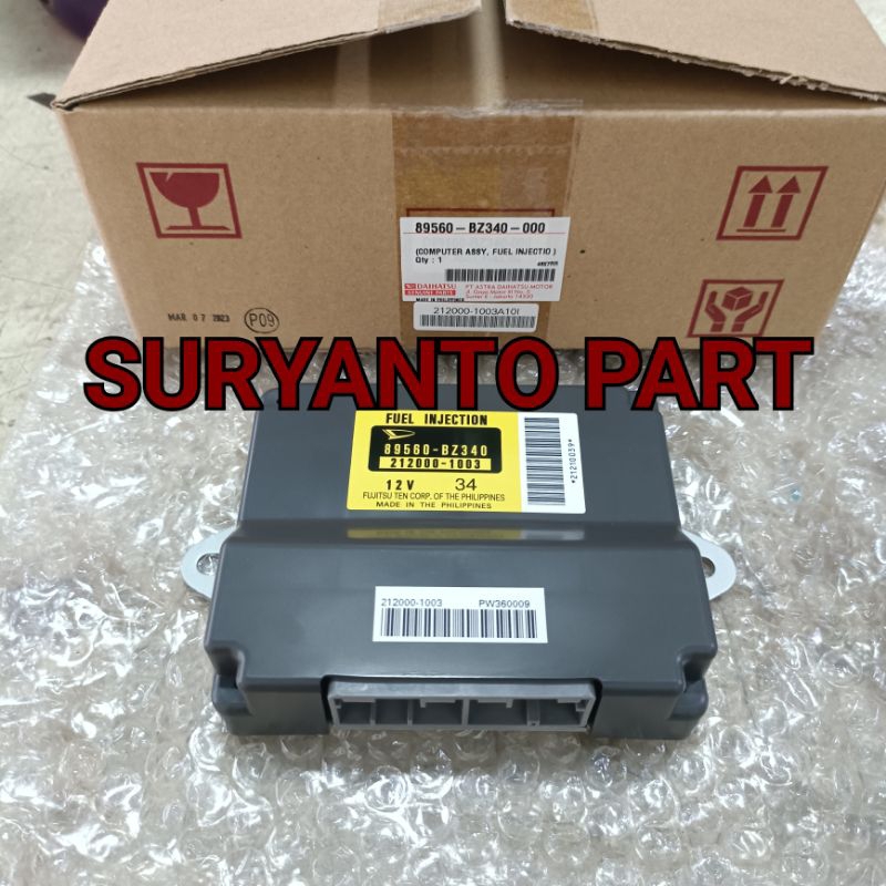 Ecu Komputer Computer Assy Control Engine Toyota Avanza Xenia 1300Cc 1.3Cc Non Vvti Asli Original 89