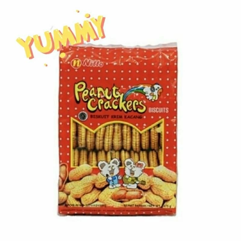 

Nitto Peanut Biskuit Kacang 475 gram / Nitto Peanut Crackers