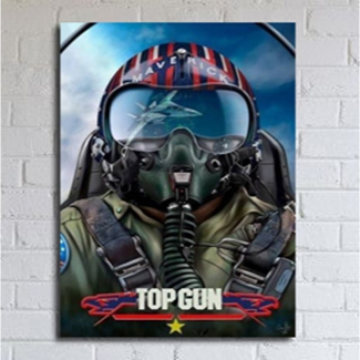 Poster Dinding Top Gun Art