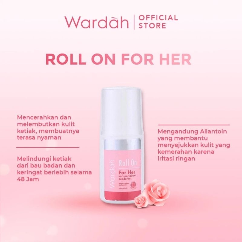 WARDAH Roll On For Her / Deodorant Wardah