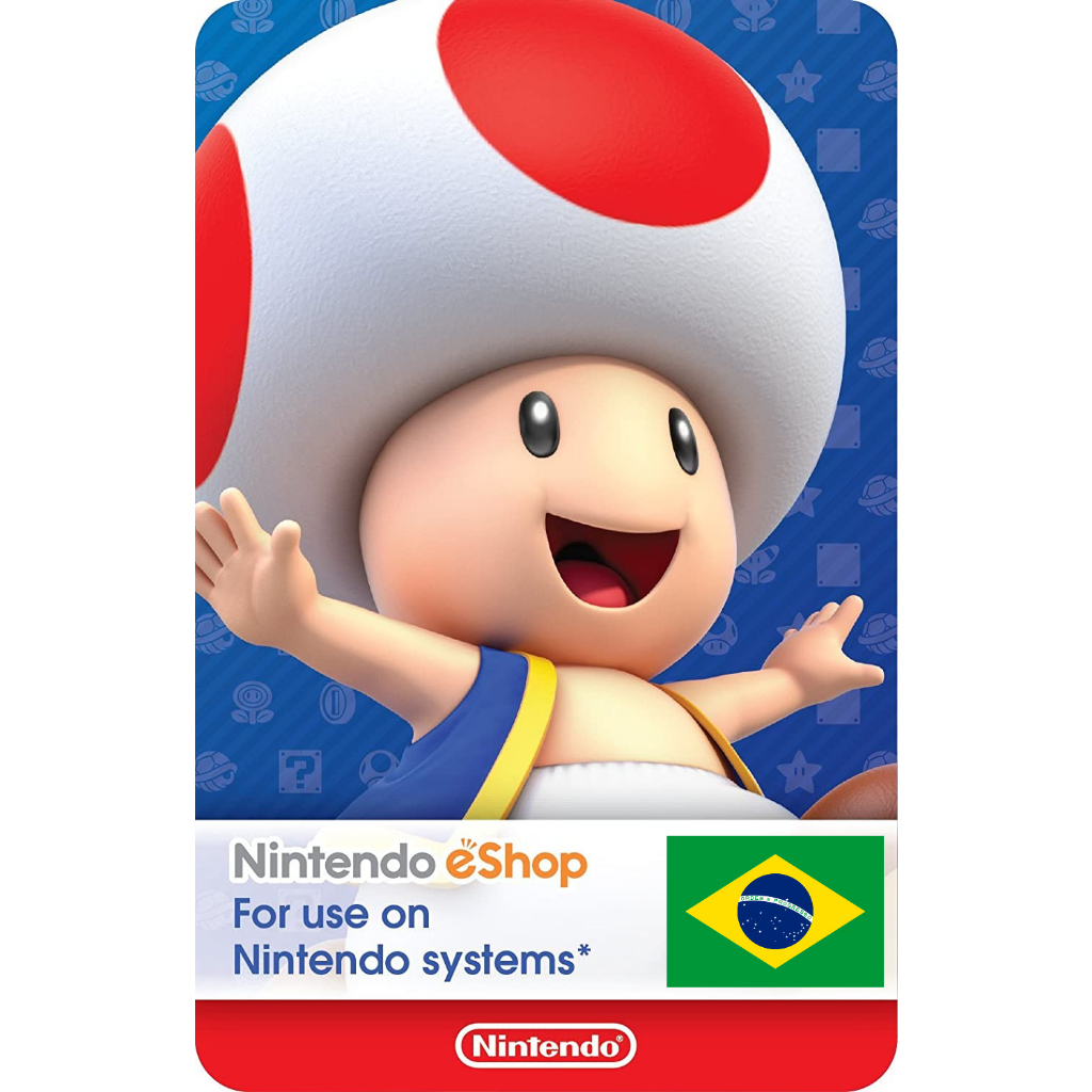 Nintendo Eshop Card Wallet | Brazil BR