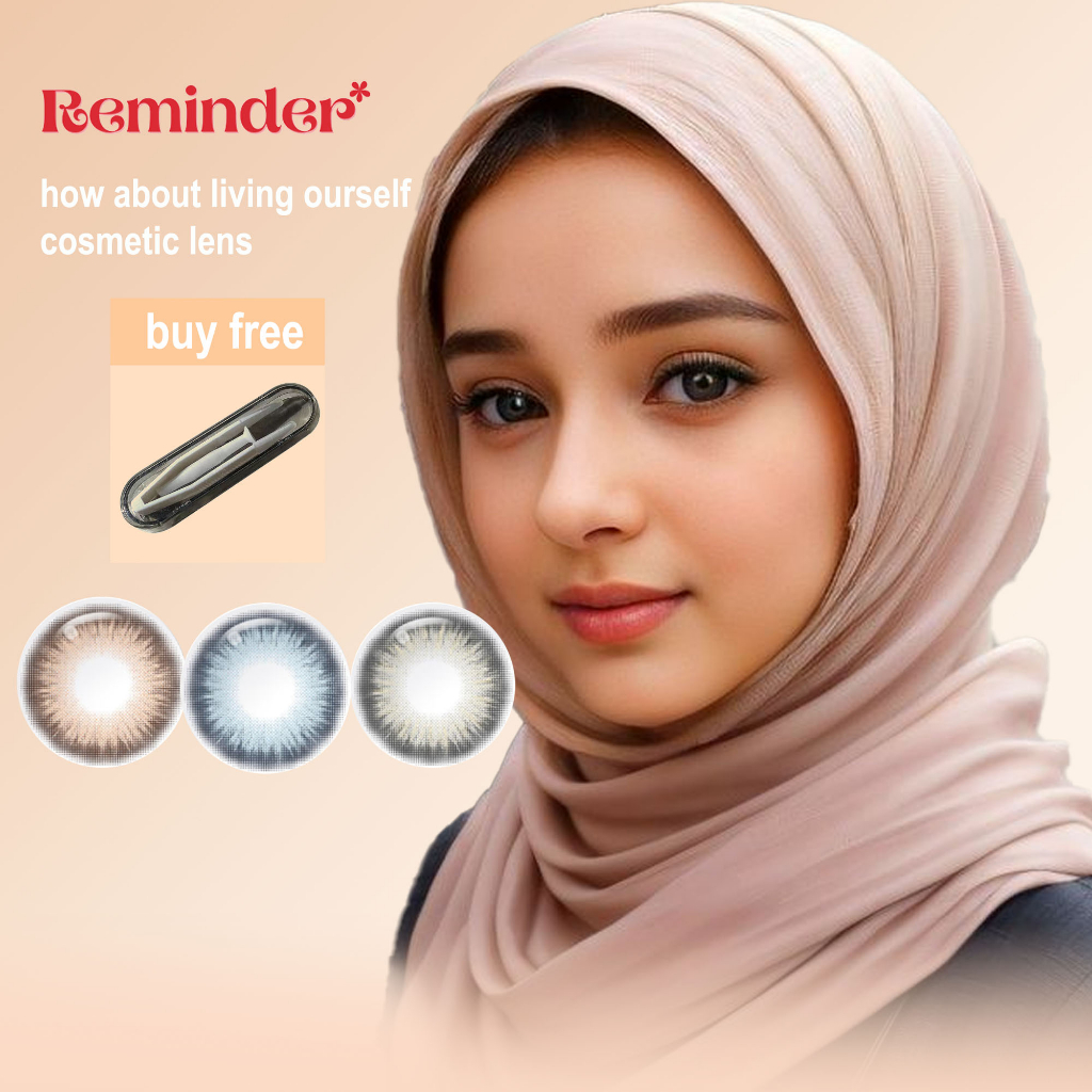 [COD] Remindero Softlens Warna Tahunan/Normal/diameter 14MM/Savage/Brown