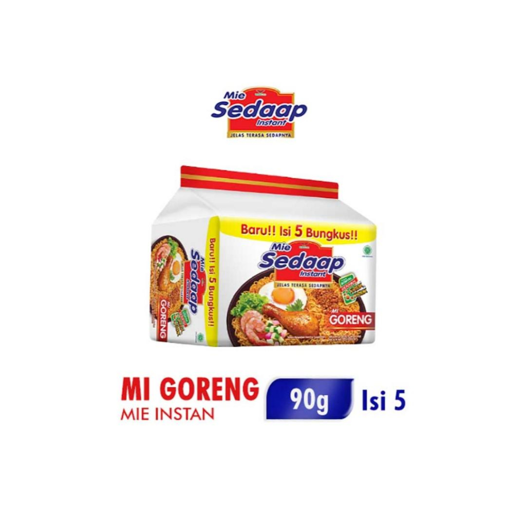 

SEDAAP Mie Instan Goreng 5 x 90 gr