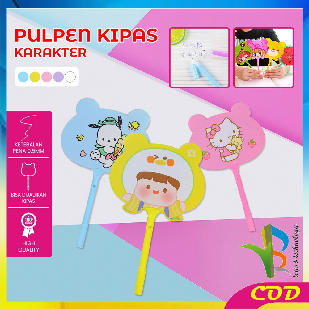 

RB-A67 Pulpen Kipas Karakter Animal Lucu Ballpoint / Pena Alat Tulis Kantor dan Sekolah / Fan Pen Motif Kartun / Pulpen Pena Kipas Souvenir