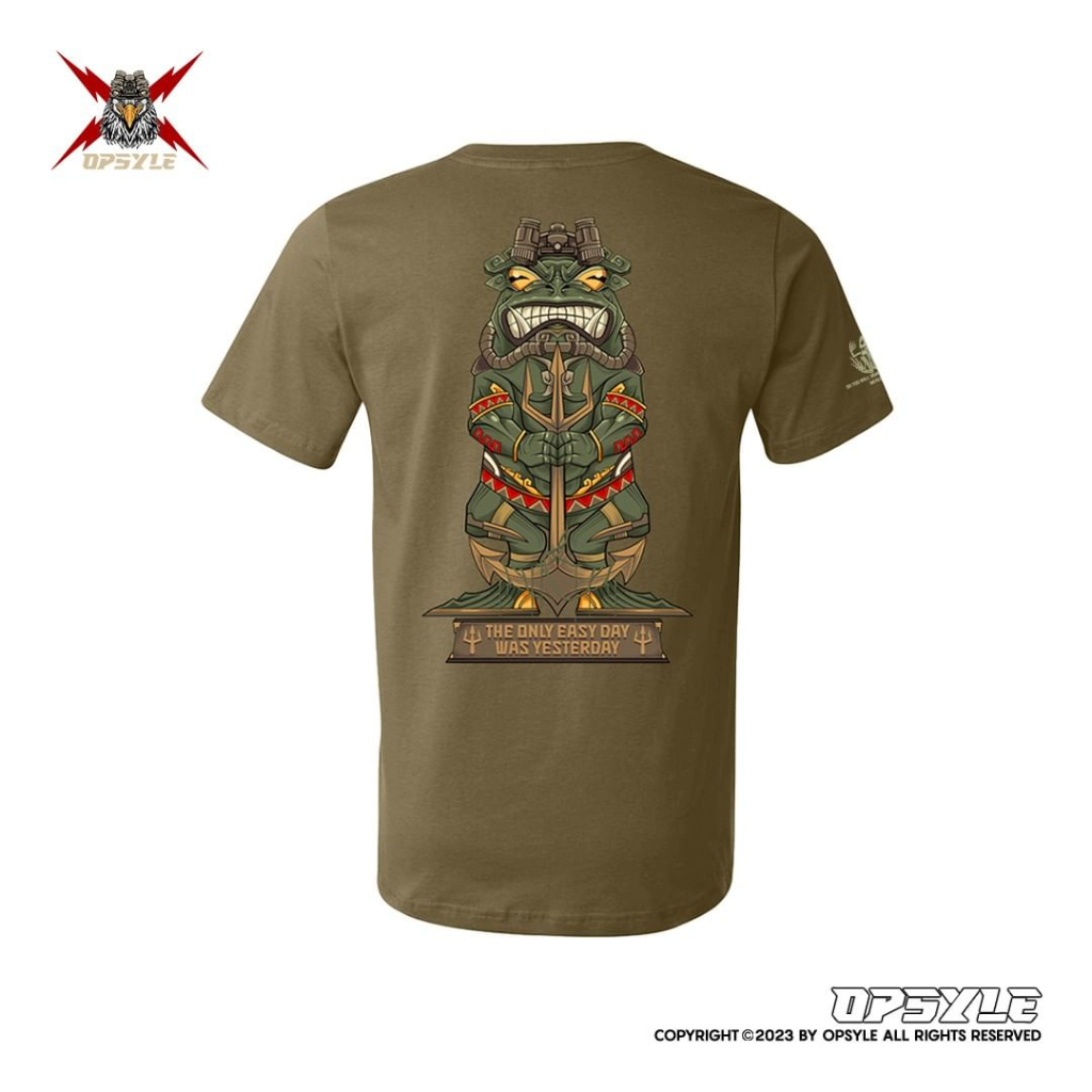 Opsyle Frogman Brown T-Shirt
