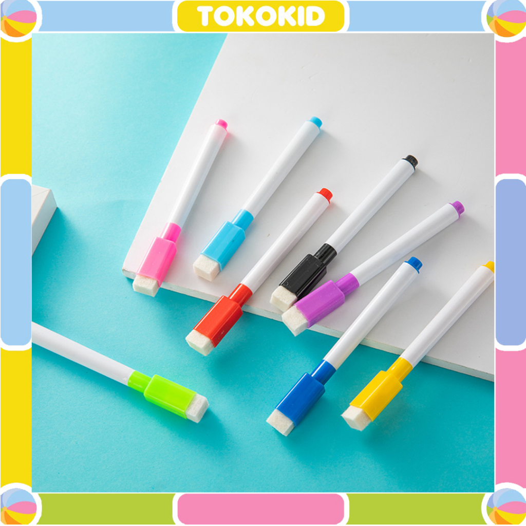 

Spidol Wipe And Clear / Spidol Warna Papan Tulis White Board / Spidol MIni Warna Warni P05