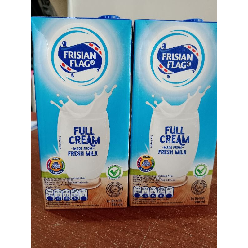 

FRISIAN FLAG FAMILY UHT FULL CREAM 946 ML/ SUSU UHT/SUSU CAIR