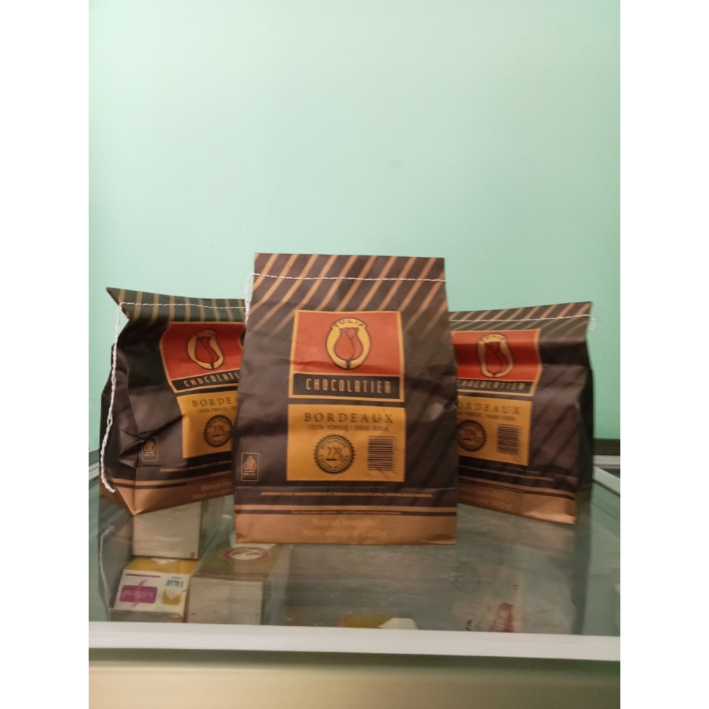 

Tulip Bordeaux kemasan pabrik 500gram bag pouch coklat bubuk cocoa