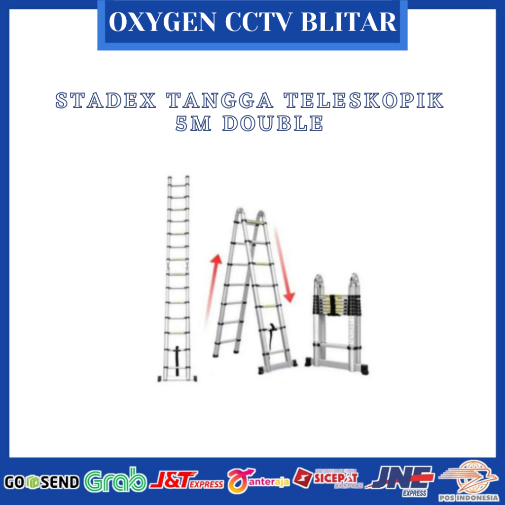 Tangga Teleskopik Stadex 5M Double