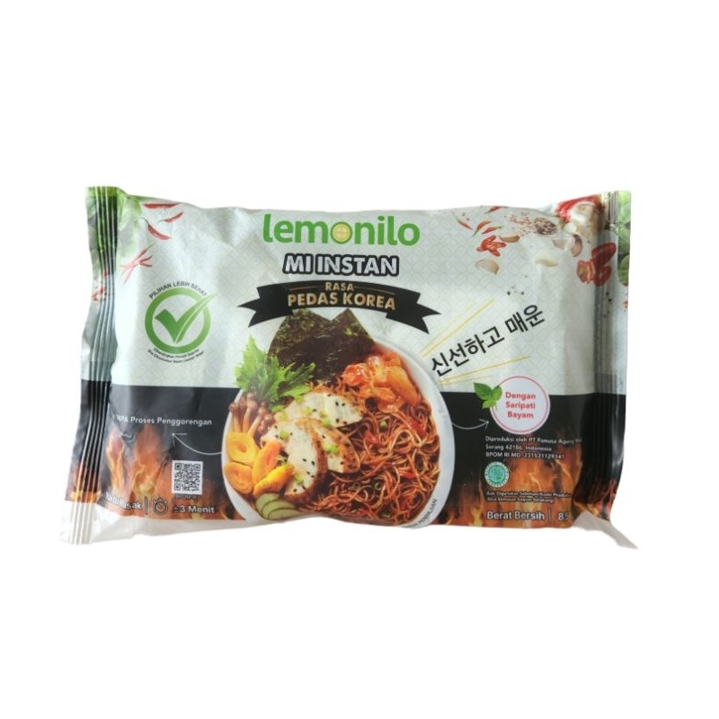 

Lemonilo Mie instan Goreng Pedas korea 85g