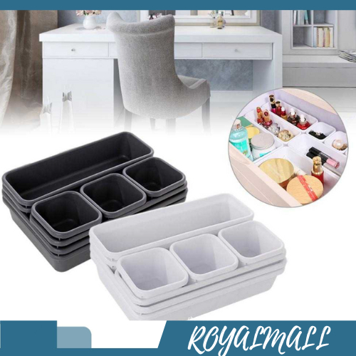 Divider Case Organizer 8 Pcs / Kotak Pembatas Multifungsi Organizer Kotak Penyimpanan Emas Alat Anti
