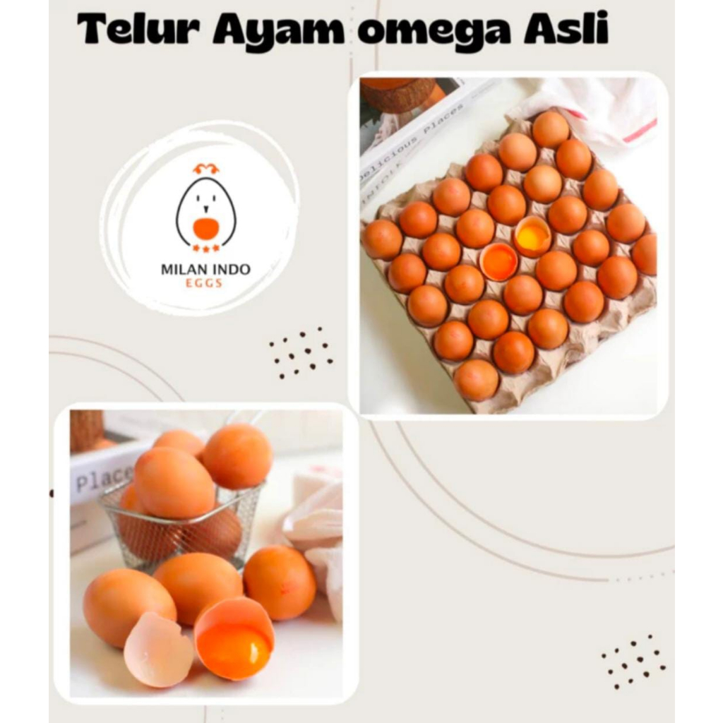 

Telur Ayam Omega 3 Fresh 1KG