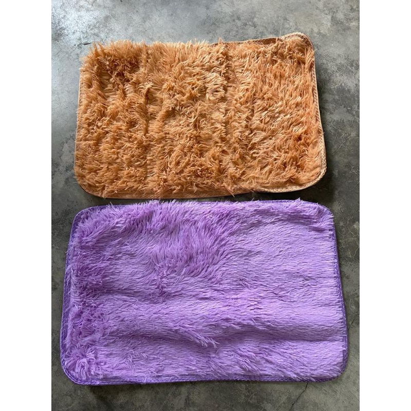 Keset Bulu Halus Karpet Cendol Microfiber Rumah Dapur Kamar Resfur