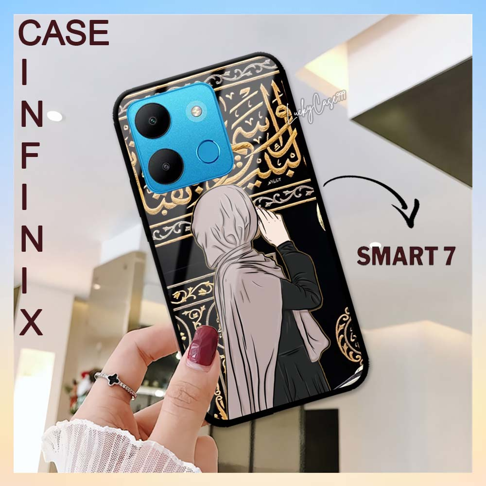 LS778 Softcase Kilau Infinix Smart 7 Smart 6 Ram 2 Ram 3 Smart 5 Softcase Kaca Akrilik Infinix Smart