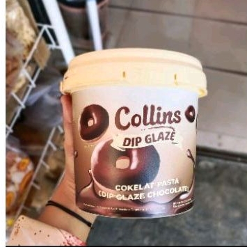 

Collins glaze coklat REPACK 200GRAM