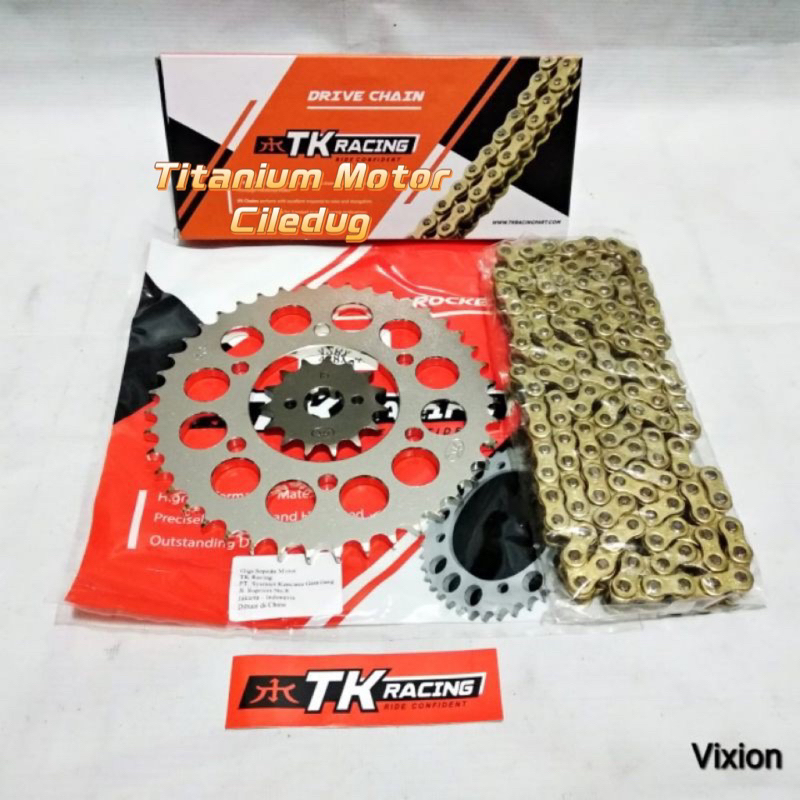 GEAR SET VIXION / BYSON / MX KING TK RACING 428HS