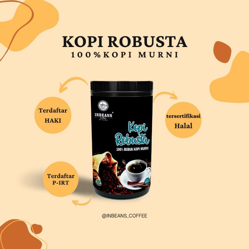 

Inbeans Coffee Robusta 450gr