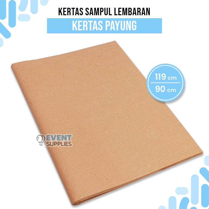 

Kertas Payung Coklat Jumbo Bungkus Kado / Kertas Coklat Ecer Tebal