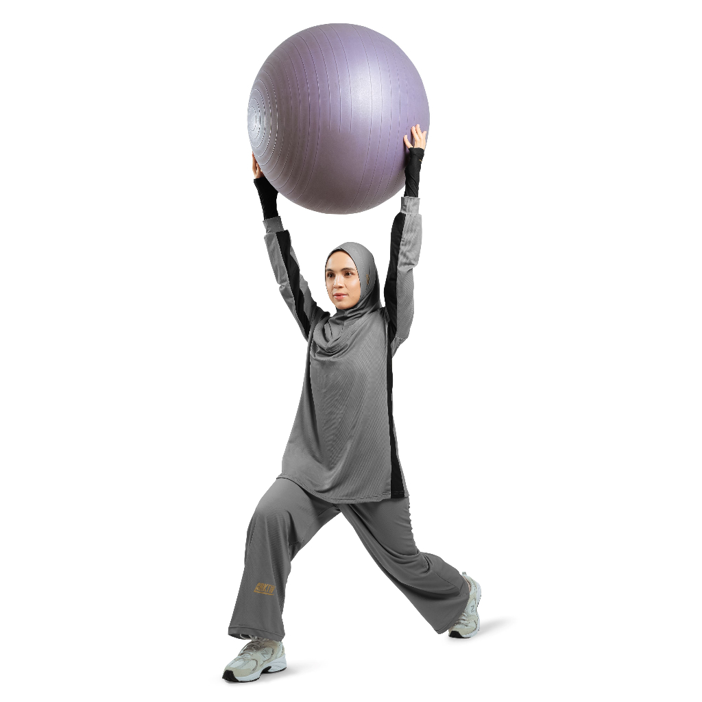 Arktiv Fit Alpha Top Grey x Nycta Gina