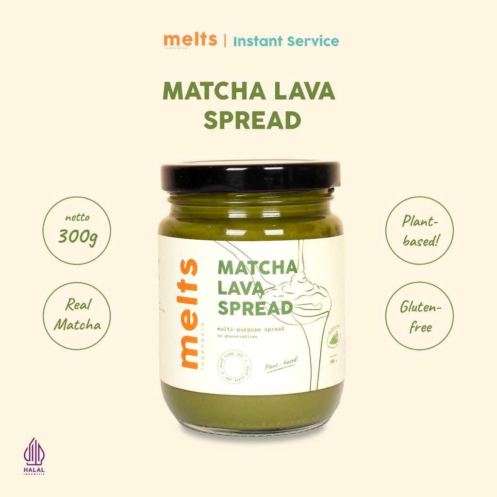 

Instant Service - MELTS Matcha Lava Spread 300g