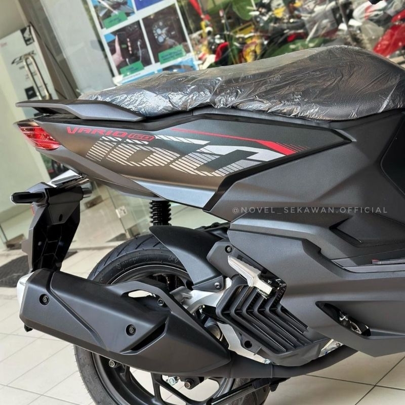 Striping lis sticker standar ORI honda new vario 160 cbs 2023 hitam doff stiker vario 160 2023