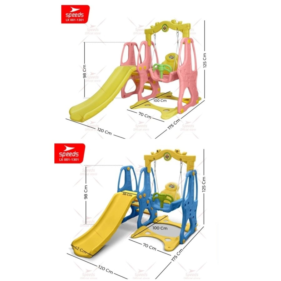 Mainan Perosotan Ayunan Ring Basket Seluncuran Prosotan Anak Murah