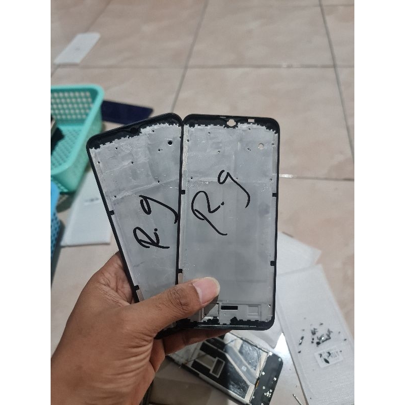 TATAKAN LCD FRAME TULANGAN LCD REDMI 9 ORI COPOTAN