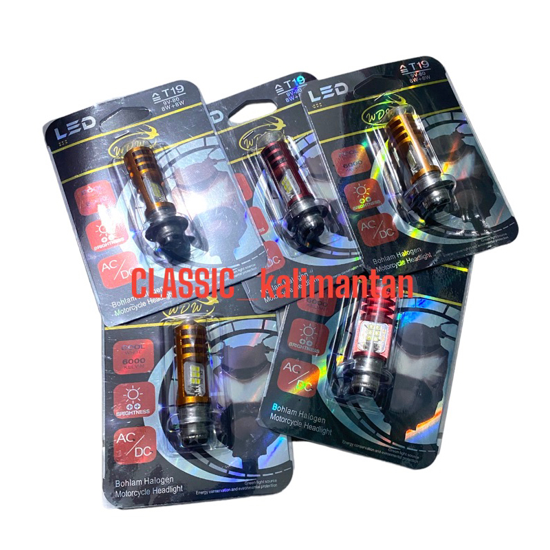 LAMPU DEPAN MOTOR LED DOB LED WDW 12 MATA GRAND LEGENDA IMPRESSA STAR